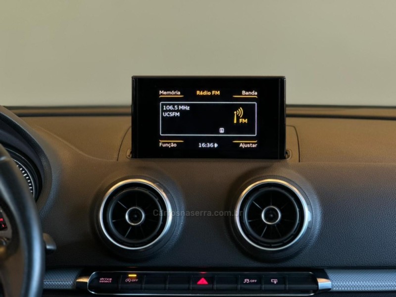 A3 2.0 TFSI SEDAN AMBITION 16V GASOLINA 4P S-TRONIC - 2016 - CAXIAS DO SUL