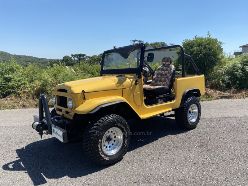 bandeirante 4.0 oj50l 4x4 teto lona diesel 2p manual 1970 flores da cunha