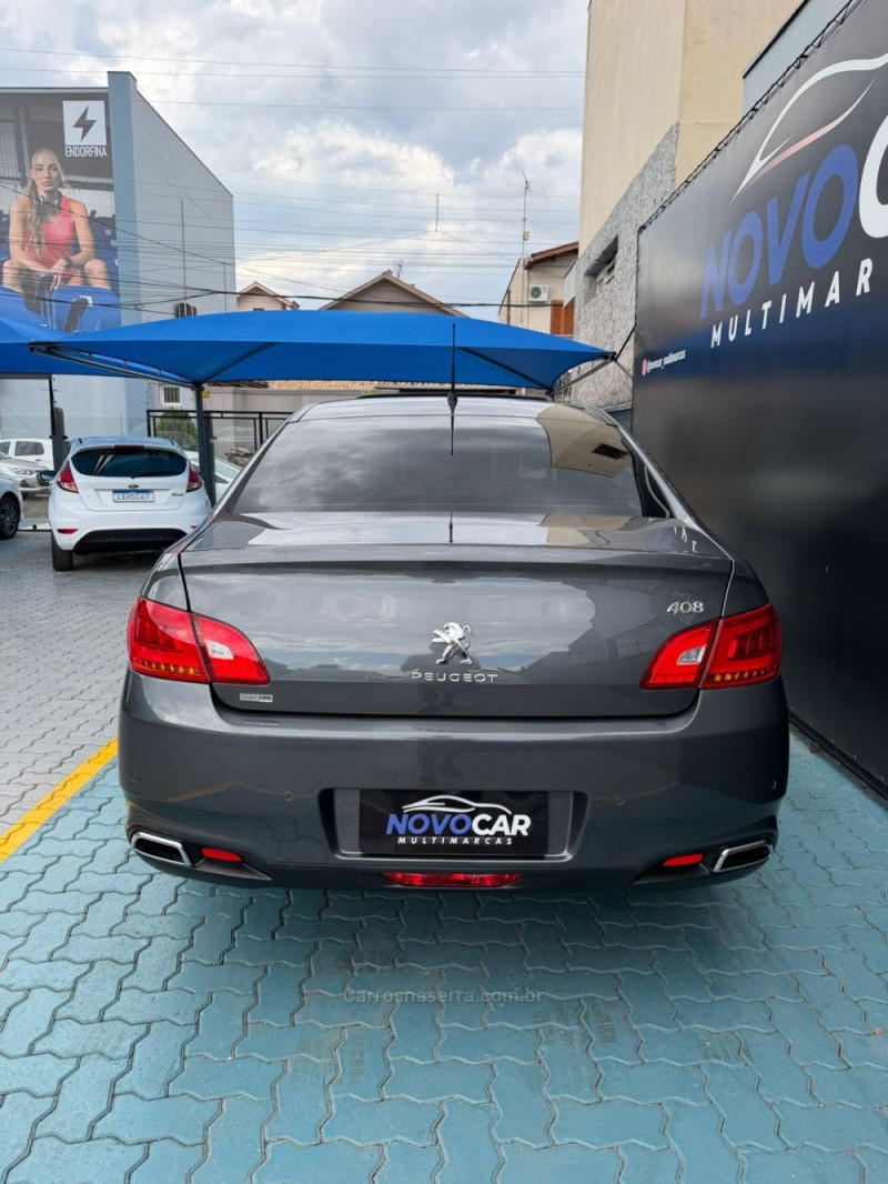 408 1.6 GRIFFE 16V TURBO GASOLINA 4P AUTOMÁTICO - 2017 - ESTâNCIA VELHA