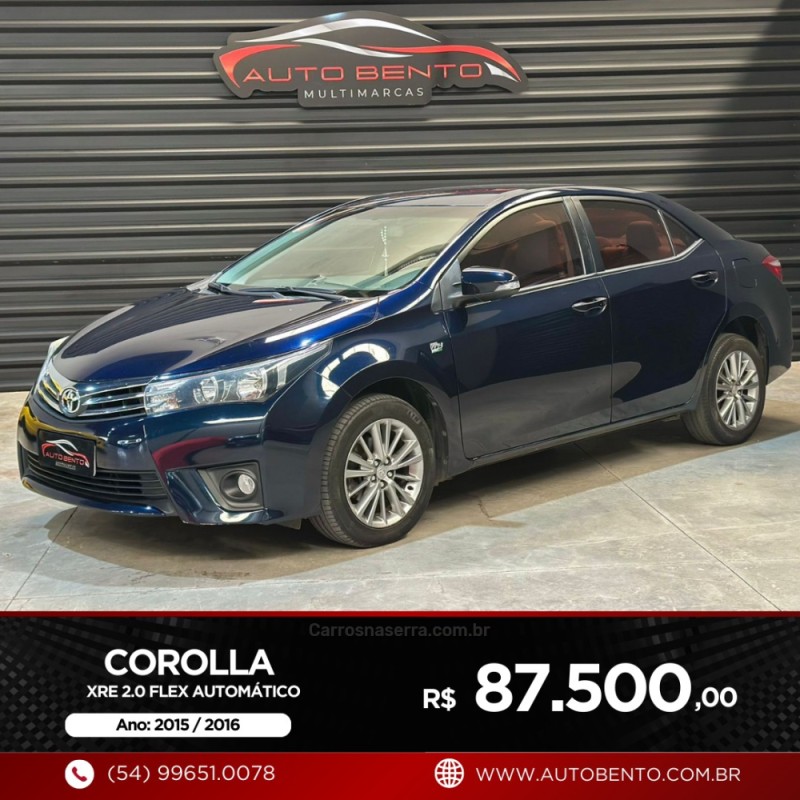 COROLLA 2.0 CROSS XRE 16V FLEX 4P AUTOMÁTICO - 2016 - BENTO GONçALVES