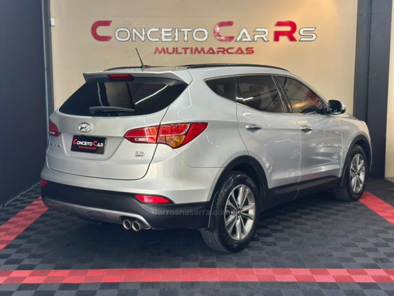 SANTA FÉ 3.3 MPFI 4X4 7 LUGARES V6 270CV GASOLINA 4P AUTOMÁTICO - 2015 - NOVO HAMBURGO