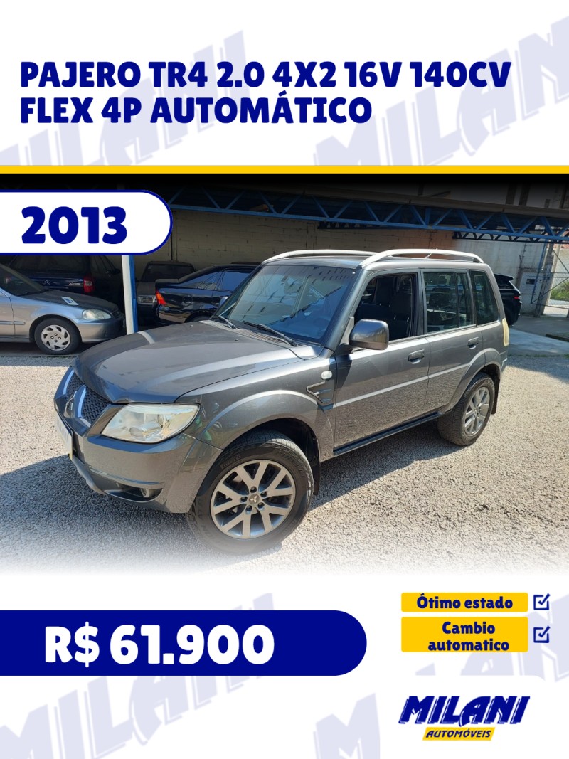 pajero tr4 2.0 4x2 16v 140cv flex 4p automatico 2013 bento goncalves