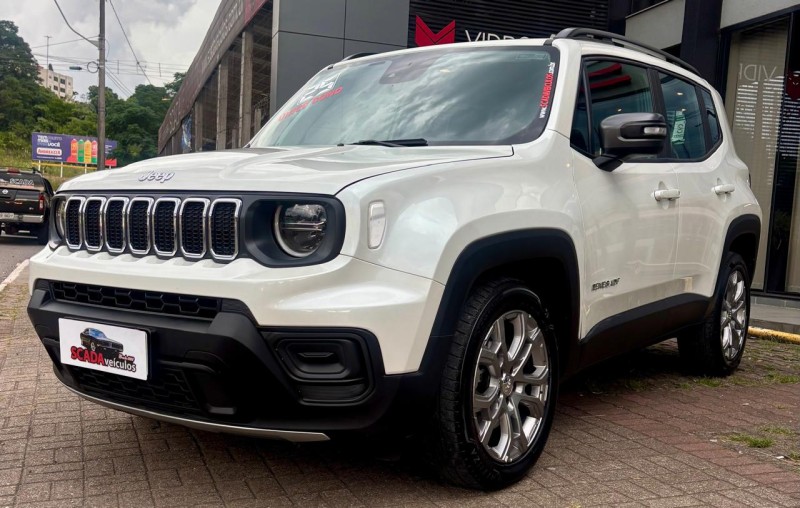 JEEP - RENEGADE 1.3 LONGITUDE T270 TURBO FLEX 4P AUTOMÁTICO - 2024/2025 - Branca - R$ 131.900,00