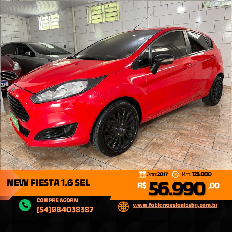 fiesta 1.6 sel hatch 16v flex 4p manual 2017 bento goncalves