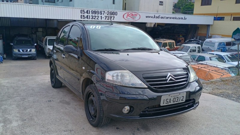 C3 1.4 I EXCLUSIVE 8V FLEX 4P MANUAL - 2008 - CAXIAS DO SUL
