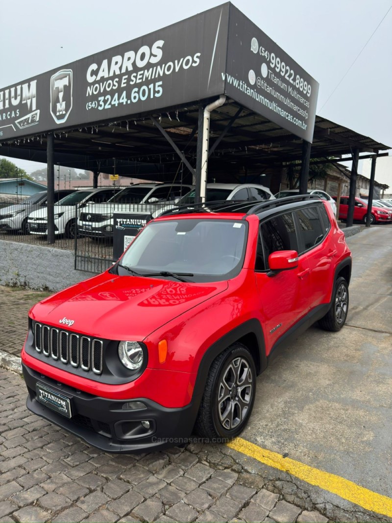 renegade 1.8 16v flex longitude 4p automatico 2016 sao francisco de paula