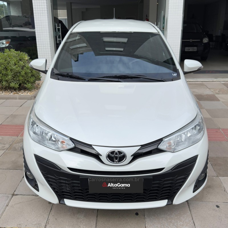 YARIS 1.3 16V FLEX XL PLUS TECH MULTIDRIVE17 - 2019 - FLORES DA CUNHA
