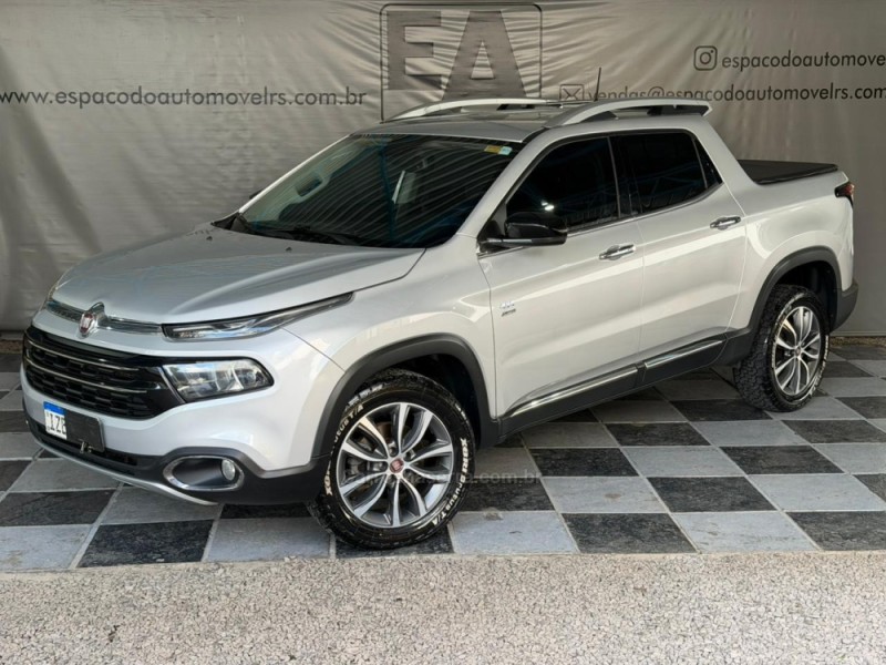 toro 2.0 16v turbo diesel volcano at9 4x4 automatico 2019 nova prata