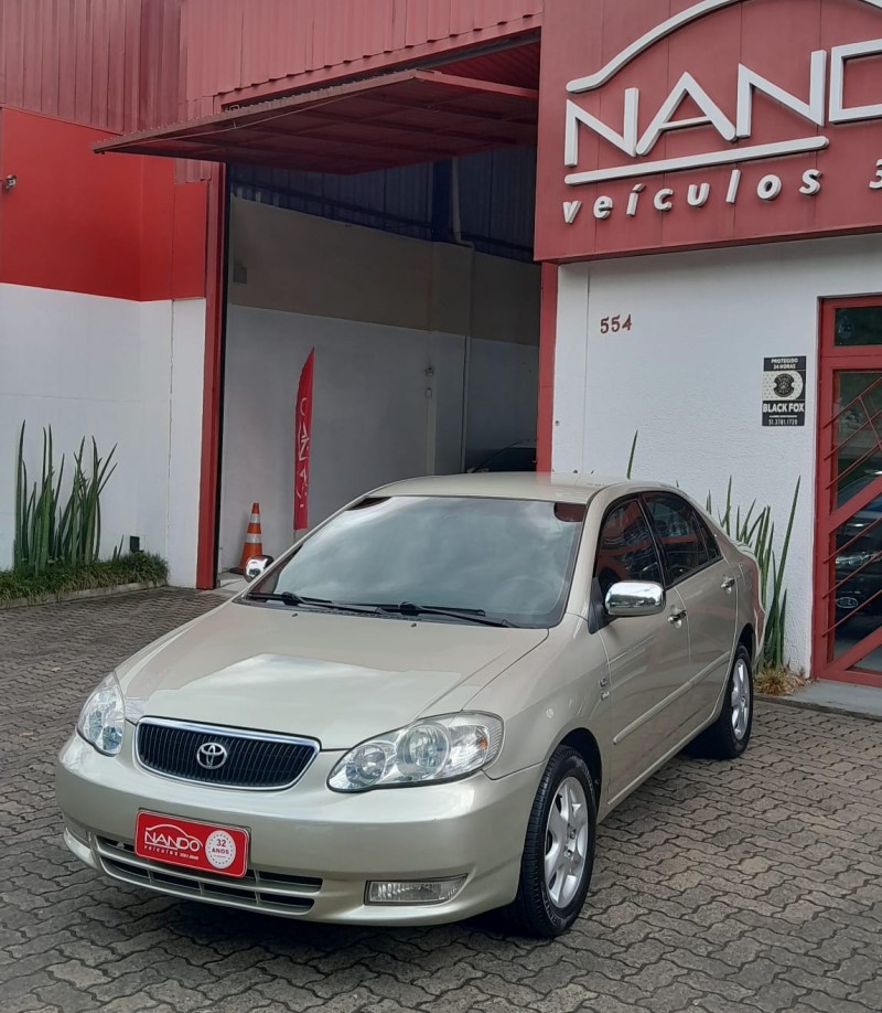 corolla 1.8 se g 16v flex 4p automatico 2004 estancia velha