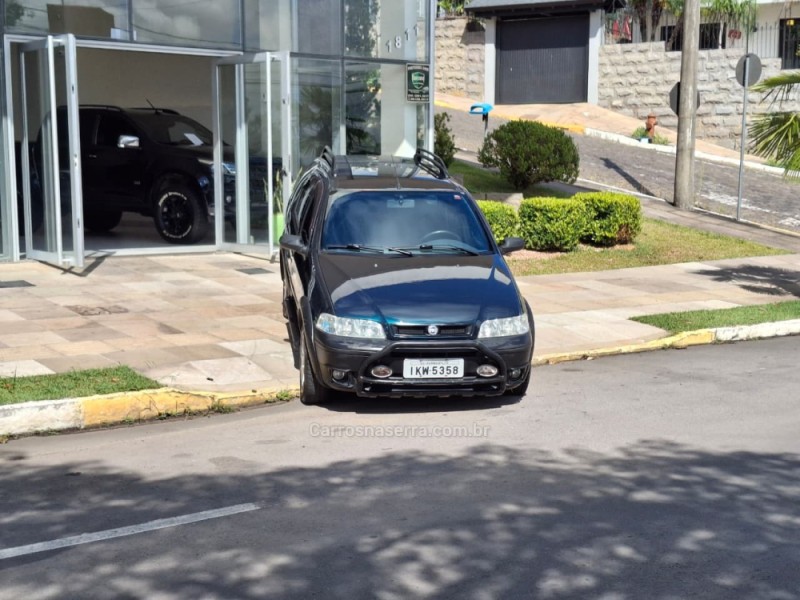 PALIO 1.6 MPI ADVENTURE WEEKEND 16V GASOLINA 4P MANUAL - 2003 - FARROUPILHA