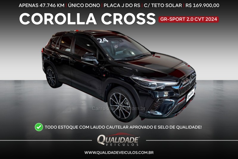 corolla 2.0 cross gr s 16v flex 4p automatico 2024 santa cruz do sul