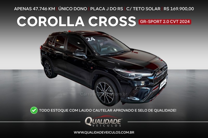 corolla 2.0 cross gr s 16v flex 4p automatico 2024 santa cruz do sul