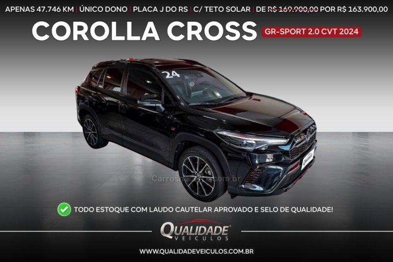 corolla 2.0 cross gr s 16v flex 4p automatico 2024 santa cruz do sul