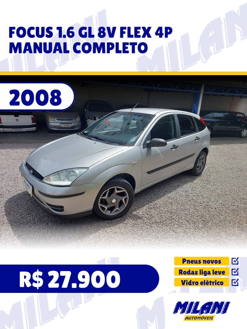 focus 1.6 gl 8v flex 4p manual 2008 bento goncalves