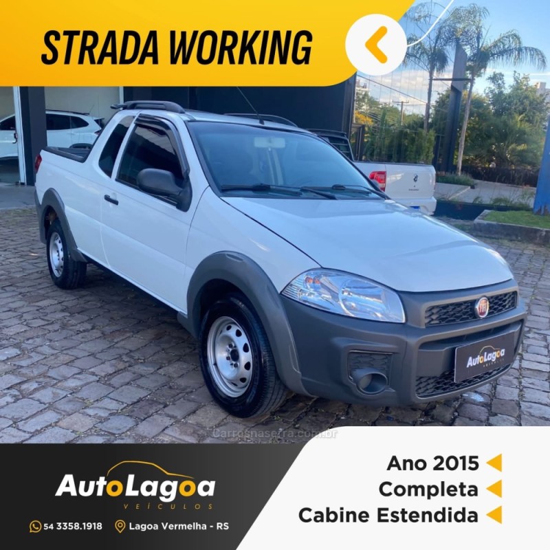 strada 1.4 mpi hard working ce 8v flex 2p manual 2015 lagoa vermelha