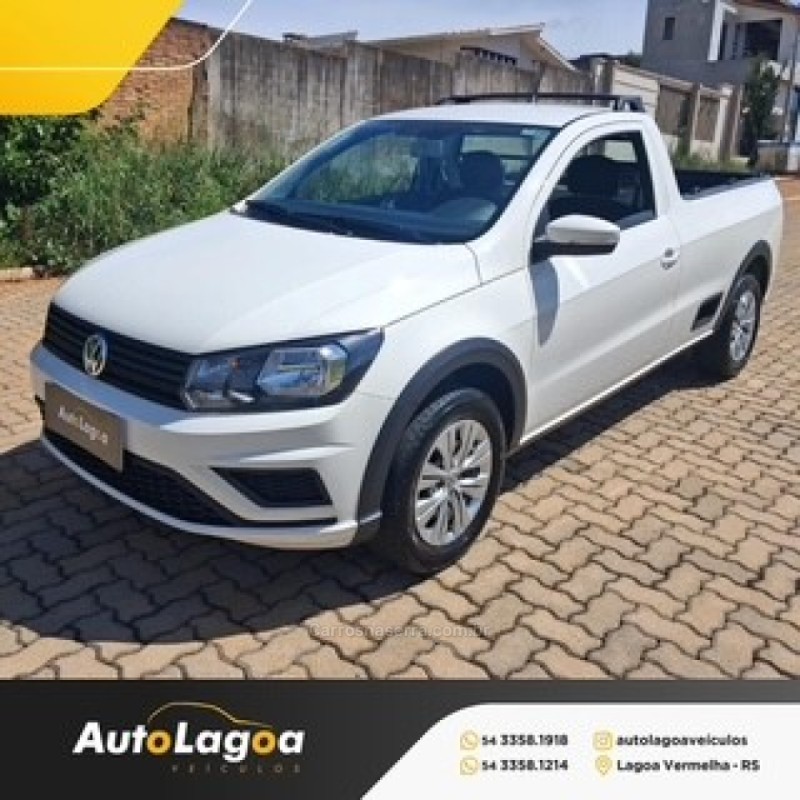 SAVEIRO 1.6 MI TRENDLINE CS 8V FLEX 2P MANUAL - 2022 - LAGOA VERMELHA