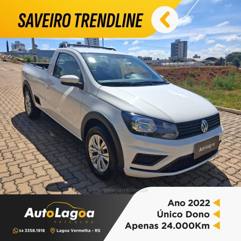 saveiro 1.6 mi trendline cs 8v flex 2p manual 2022 lagoa vermelha