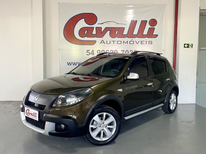 sandero 1.6 stepway 16v flex 4p manual 2013 caxias do sul