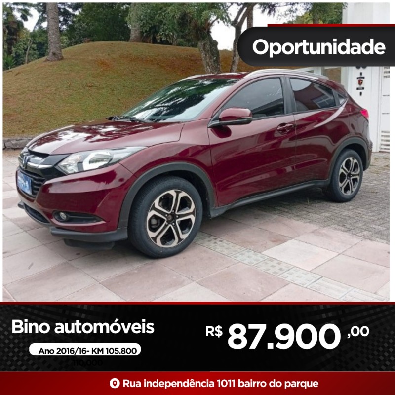hr v 1.8 16v flex ex 4p automatico 2016 farroupilha