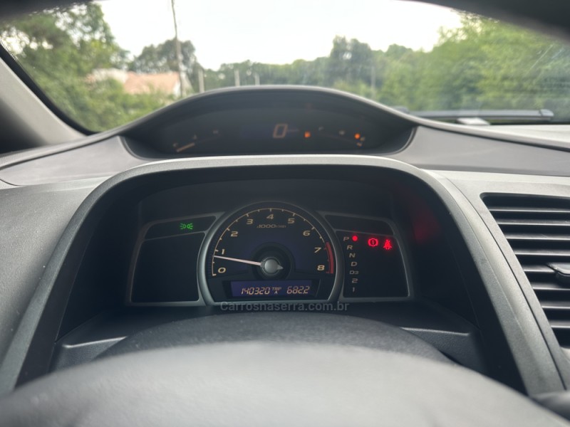 CIVIC 1.8 LXS 16V GASOLINA 4P AUTOMÁTICO - 2009 - NOVA PRATA