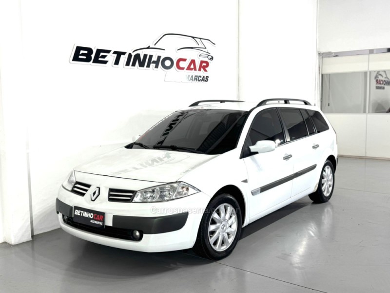 MÉGANE 1.6 DYNAMIQUE GRAND TOUR 16V FLEX 4P MANUAL - 2012 - ESTâNCIA VELHA