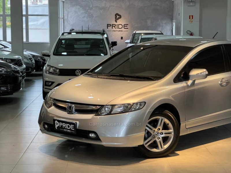 CIVIC 1.8 EXS 16V GASOLINA 4P AUTOMÁTICO - 2008 - CAXIAS DO SUL