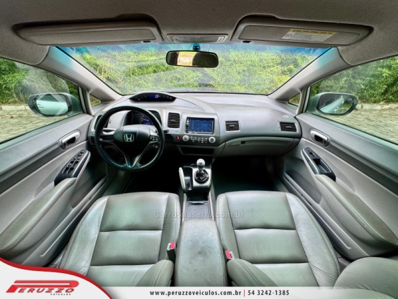 CIVIC 1.8 LXS 16V FLEX 4P MANUAL - 2009 - NOVA PRATA