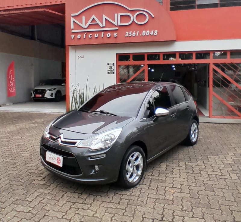 c3 1.6 exclusive 16v flex 4p automatico 2017 estancia velha