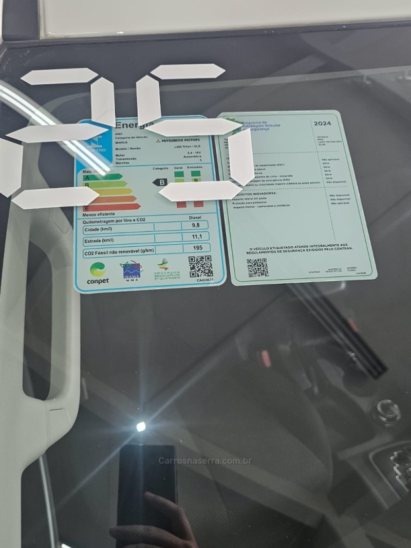 L200 2.5 GLS 4X4 CD 8V DIESEL 4P MANUAL  - 2025 - CAXIAS DO SUL