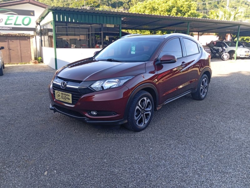 hr v 1.8 16v flex ex 4p automatico 2018 picada cafe