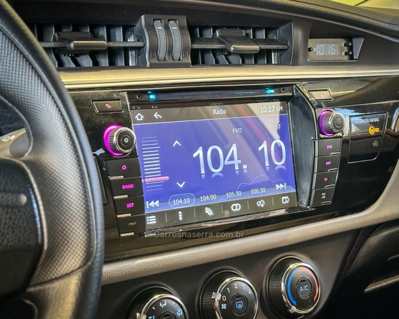 COROLLA 1.8 GLI 16V FLEX 4P AUTOMÁTICO - 2017 - GARIBALDI