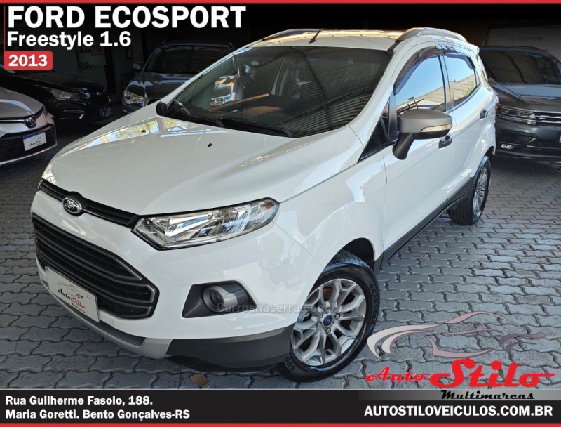 ecosport 1.6 freestyle 16v flex 4p manual 2013 bento goncalves