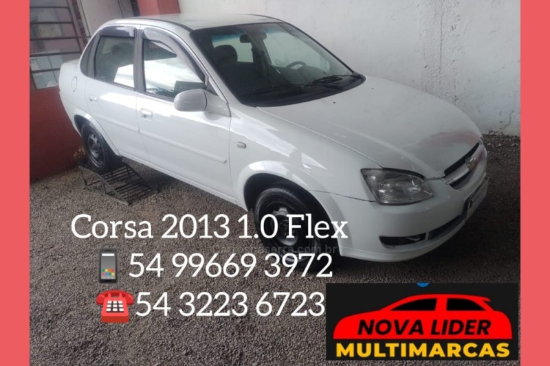 corsa 1.0 mpfi classic sedan life 8v flex 4p manual 2013 caxias do sul