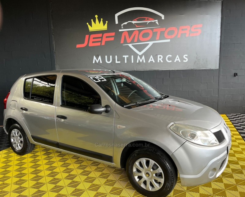 SANDERO 1.0 AUTHENTIQUE 16V FLEX 4P MANUAL - 2009 - CAXIAS DO SUL