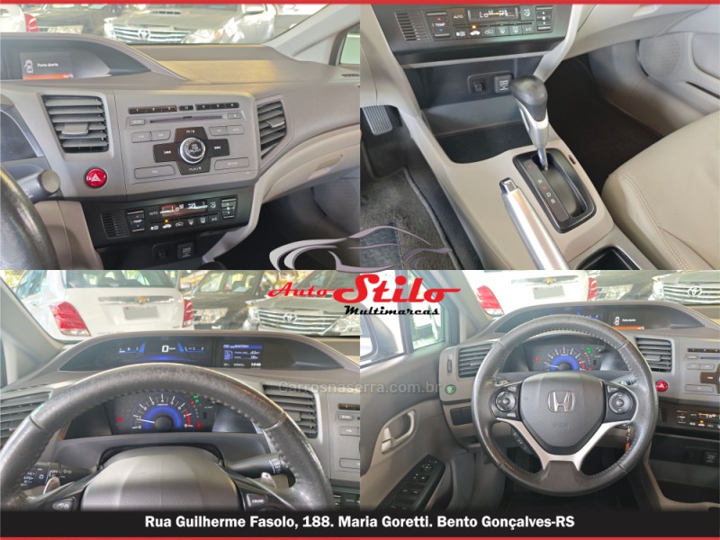 CIVIC 2.0 LXR 16V FLEX 4P AUTOMÁTICO - 2014 - BENTO GONçALVES