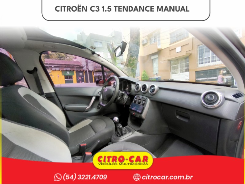 C3 1.5 TENDANCE 8V FLEX 4P MANUAL - 2016 - CAXIAS DO SUL