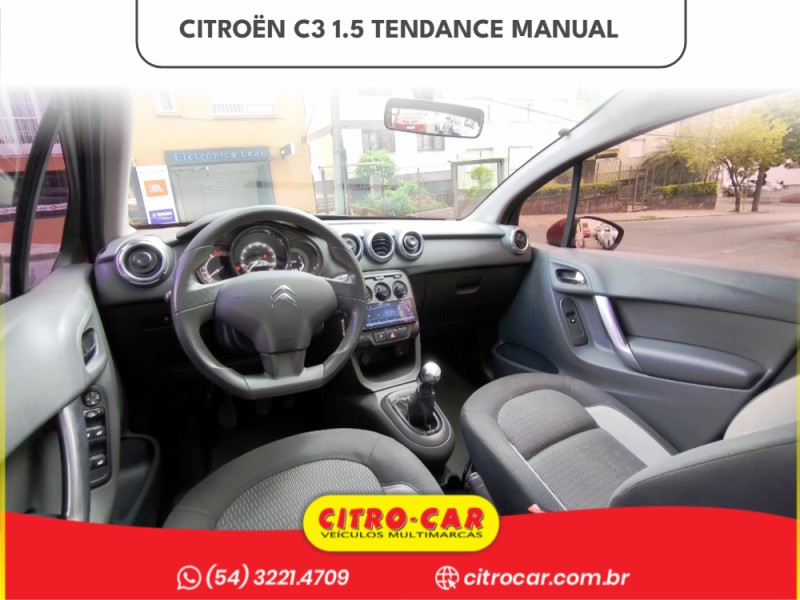 C3 1.5 TENDANCE 8V FLEX 4P MANUAL - 2016 - CAXIAS DO SUL
