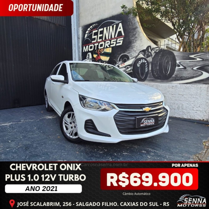 onix 1.0 lt plus 12v turbo 4p flex manual 2021 caxias do sul