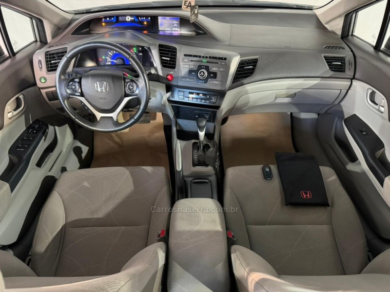 CIVIC 1.8 LXS 16V FLEX 4P AUTOMÁTICO - 2014 - NOVA PRATA