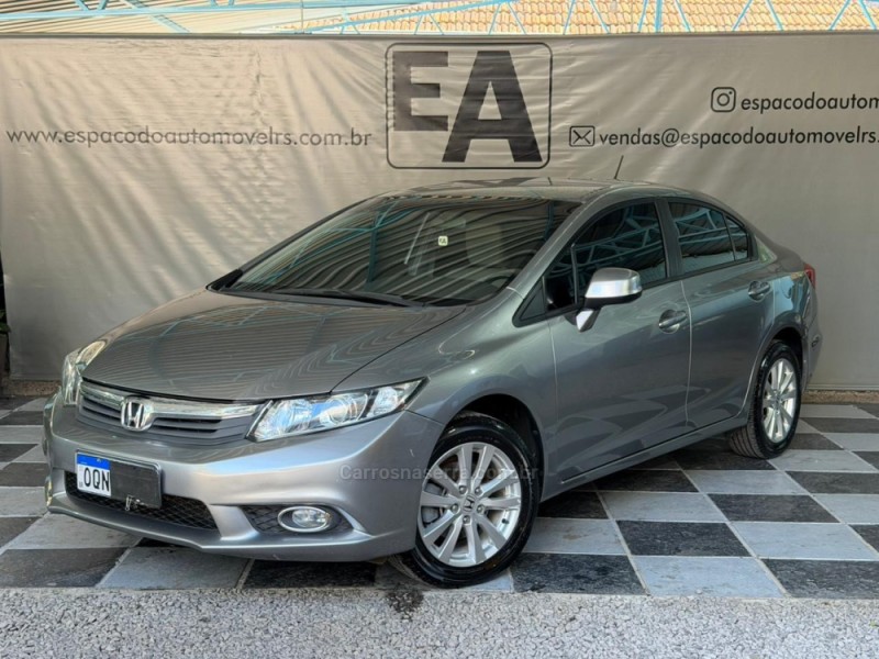 civic 1.8 lxs 16v flex 4p automatico 2014 nova prata