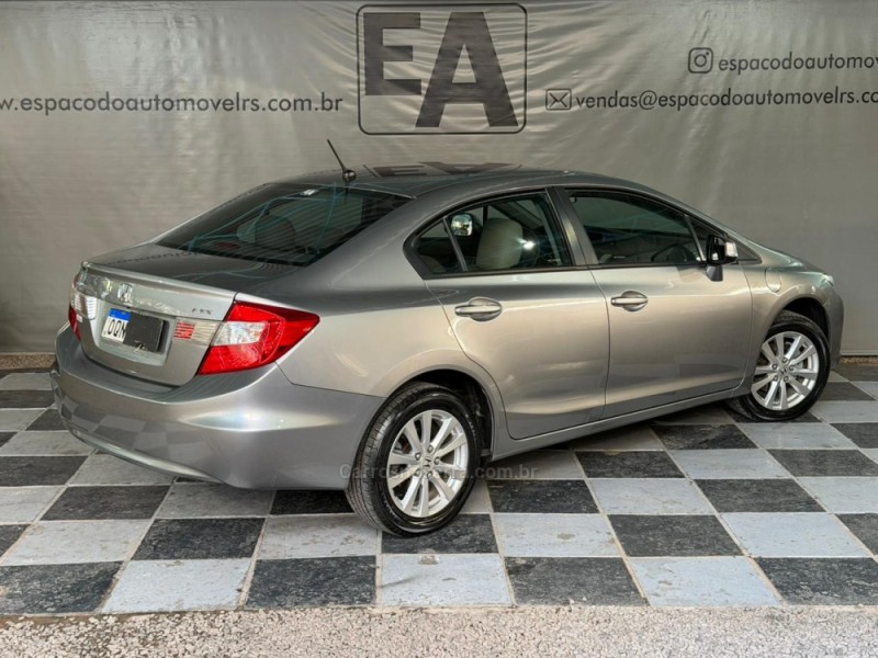 CIVIC 1.8 LXS 16V FLEX 4P AUTOMÁTICO - 2014 - NOVA PRATA
