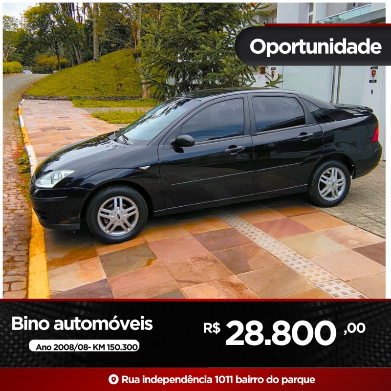 focus 2.0 fc 16v gasolina 4p automatico 2008 farroupilha