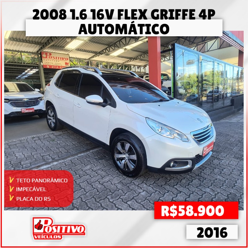 2008 1.6 16v flex griffe 4p automatico 2016 caxias do sul