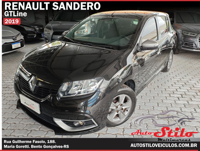 sandero 1.0 12v gt line limited flex 4p manual 2019 bento goncalves