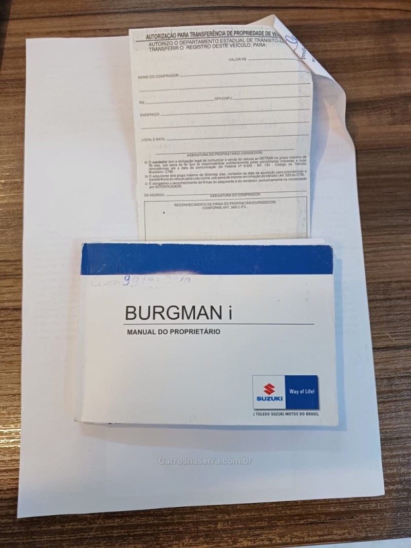 BURGMAN 125 AUTOMATIC - 2013 - CAXIAS DO SUL