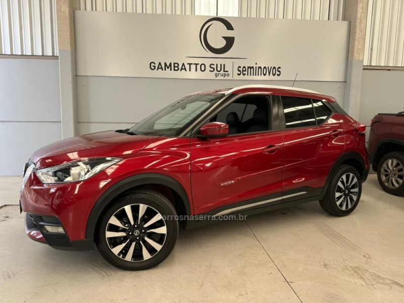 kicks 1.6 16v flex sv 4p xtronic 2021 bento goncalves