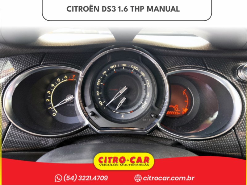 DS3 1.6 THP 16V GASOLINA 2P MANUAL - 2013 - CAXIAS DO SUL