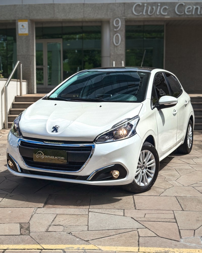 208 1.6 allure 16v flex 4p automatico 2018 novo hamburgo