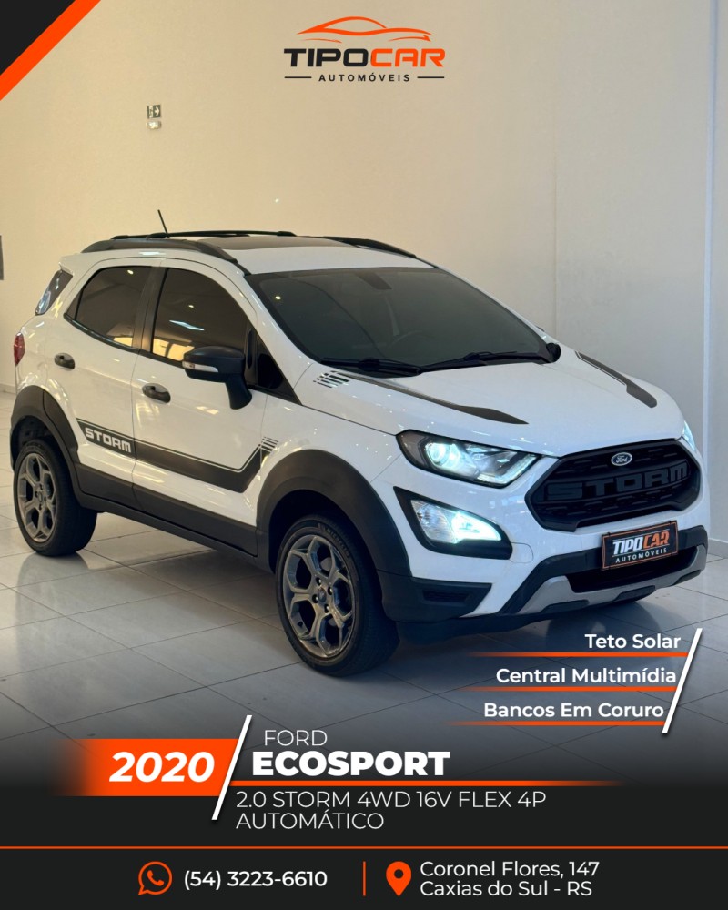 ecosport 2.0 storm 4wd 16v flex 4p automatico 2020 caxias do sul