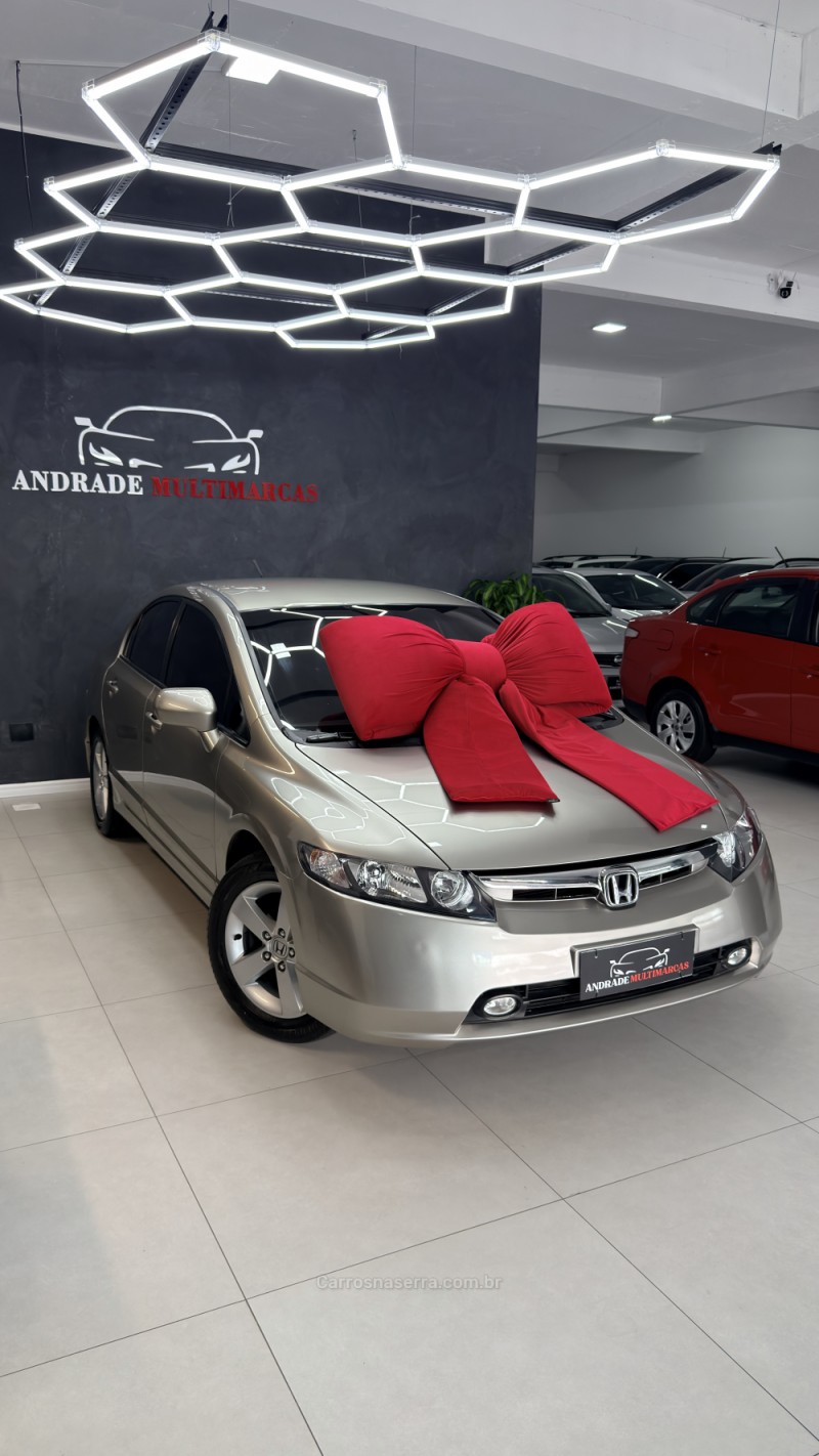 civic 1.8 lxs 16v flex 4p automatico 2007 caxias do sul